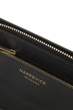 The Dion Pebbled Gold Wallet Black 14 The Dion Pebbled Gold Wallet Black -Fashion Clothing Store dion pebble gold 3