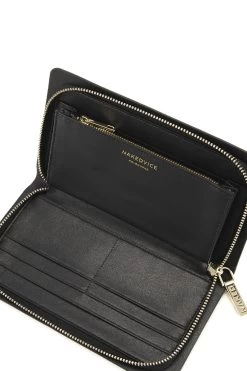 The Dion Pebbled Gold Wallet Black 15 The Dion Pebbled Gold Wallet Black -Fashion Clothing Store dion pebble gold 4