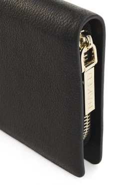 The Dion Pebbled Gold Wallet Black 12 The Dion Pebbled Gold Wallet Black -Fashion Clothing Store dion pebble gold 6