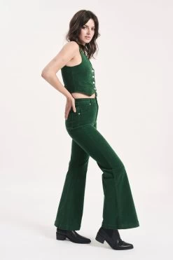 Eastcoast Basil Flare Cord Pant -Fashion Clothing Store eastcoast flare basil cord r32j22 7079 basil 4