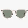 Le Specs Fire Starter Round Clear Stone Khaki Polarised Lens Sunglasses 2 Le Specs Fire Starter Round Clear Stone Khaki Polarised Lens Sunglasses -Fashion Clothing Store firestarterclear