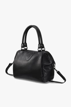 Force Of Being Black Leather Handbag 8 Force Of Being Black Leather Handbag -Fashion Clothing Store forceofbeingwomensblack2