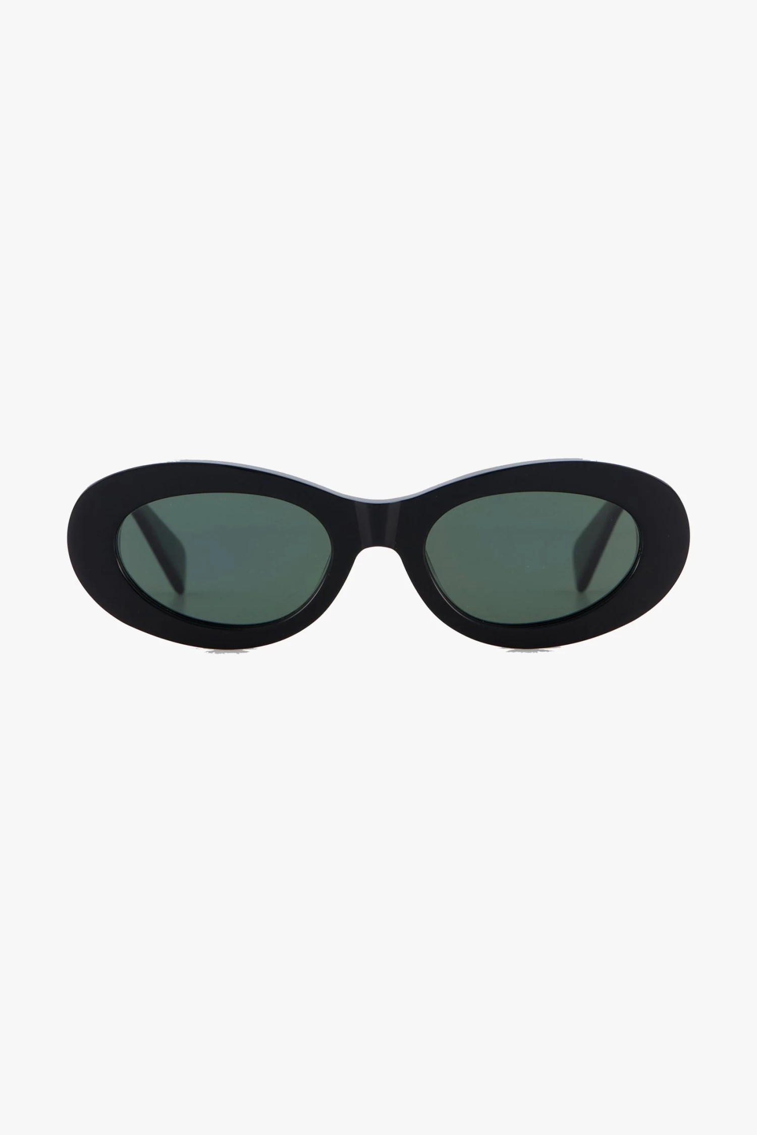 Frankie Black Oval Sunglasses 5 Frankie Black Oval Sunglasses - Image 3