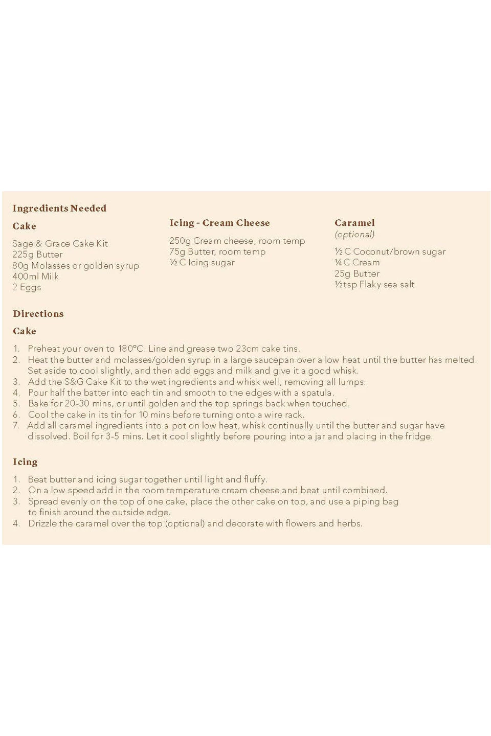 Spiced Gingerbread Cake Making Kit 6 Spiced Gingerbread Cake Making Kit - Image 4