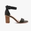 NUDE Grady Black Leather Ankle Strap Heel 2 NUDE Grady Black Leather Ankle Strap Heel -Fashion Clothing Store gradyblack2