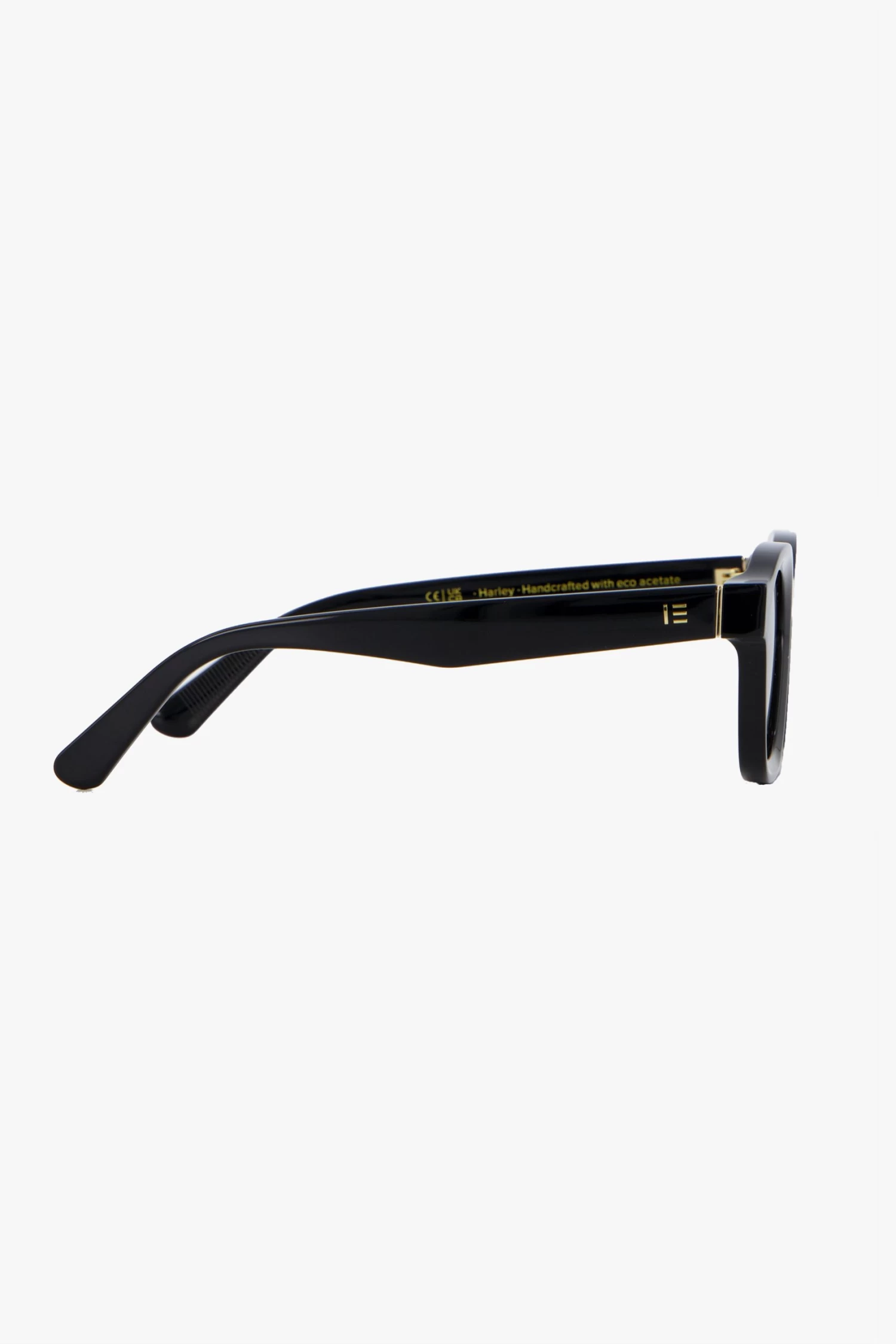 Harley Black Rounded Square Sunglasses 6 Harley Black Rounded Square Sunglasses - Image 4