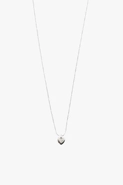 Pilgrim Jayla Heart Pendant Necklace Silver Plated