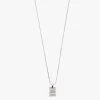 Pilgrim Jemma Silver Plated Textured Pendant Necklace 2 Pilgrim Jemma Silver Plated Textured Pendant Necklace -Fashion Clothing Store jemmanecklace