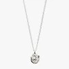 Pilgrim Jola Silver Plated Crystal Textured Pendant Necklace 2 Pilgrim Jola Silver Plated Crystal Textured Pendant Necklace -Fashion Clothing Store jolasilvernecklace