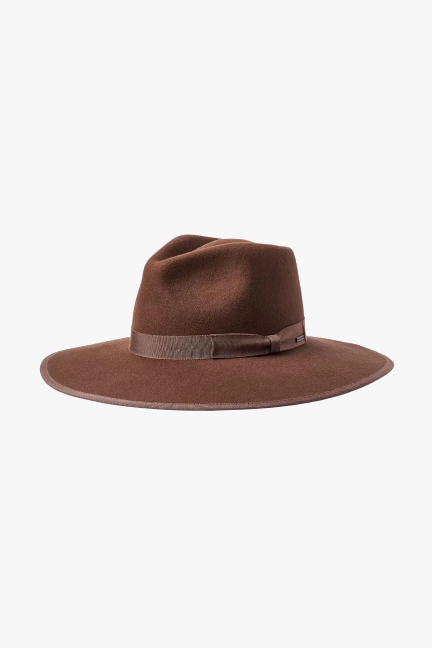 Brixton Jo Rancher Dark Tan Wide Brim Chocolate Band Wool Felt Fedora Hat 3 Brixton Jo Rancher Dark Tan Wide Brim Chocolate Band Wool Felt Fedora Hat
