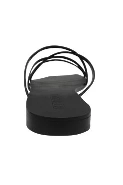 Juniper Black Strappy Flat Slide -Fashion Clothing Store juniper slide 3