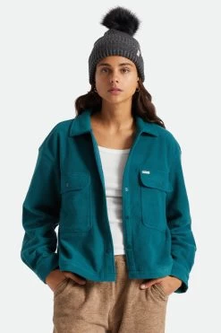 Brixton Alison Black Grey Beanie With Pompom -Fashion Clothing Store k8iwazxqkeq9l4hr9eck 1