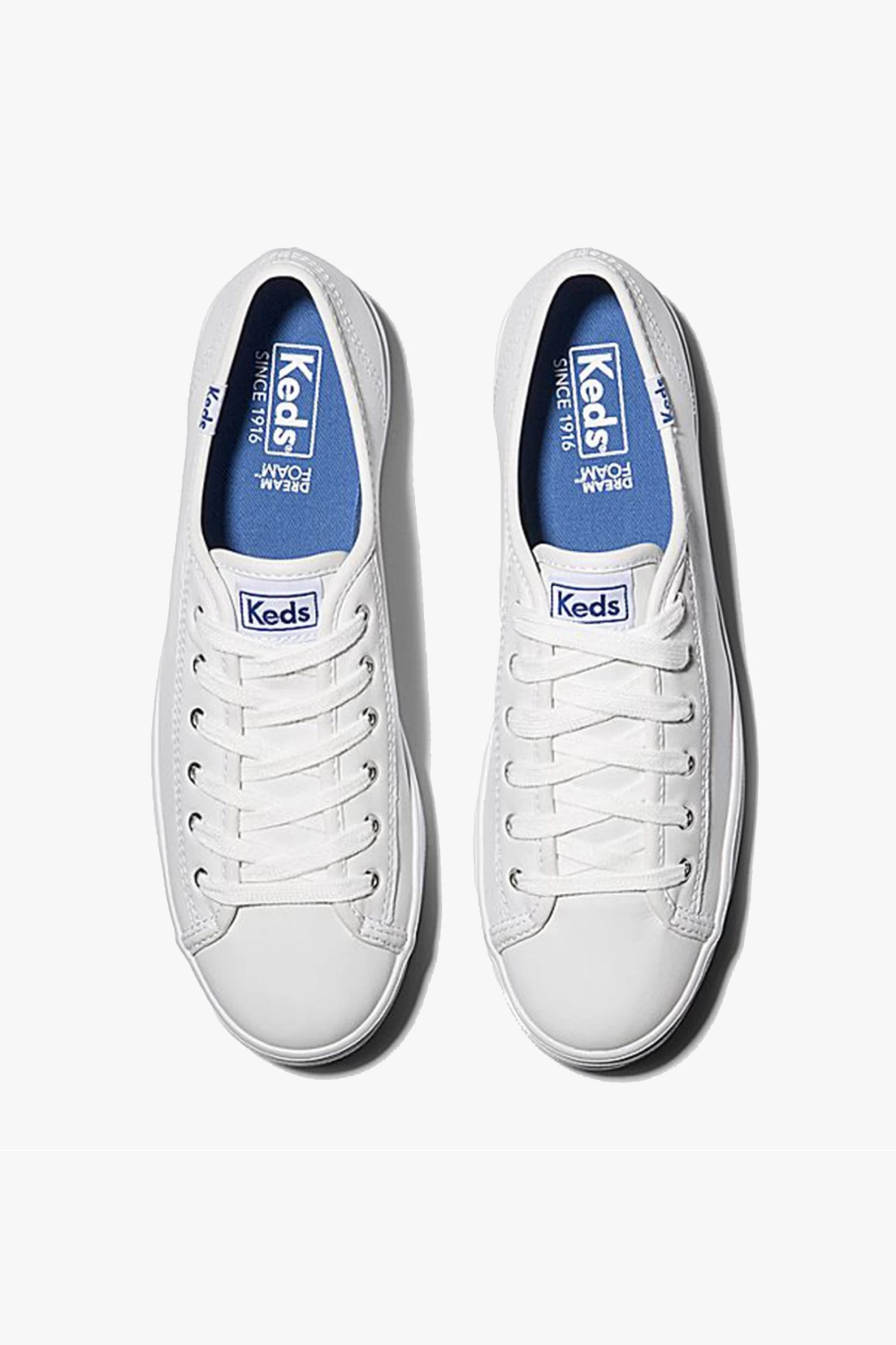 Keds Triple Kick White Leather Mid Sneaker 4 Keds Triple Kick White Leather Mid Sneaker - Image 2