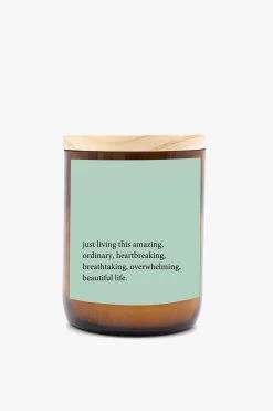Just Living This Amazing Life India Green 260g 40hr Soy Candle