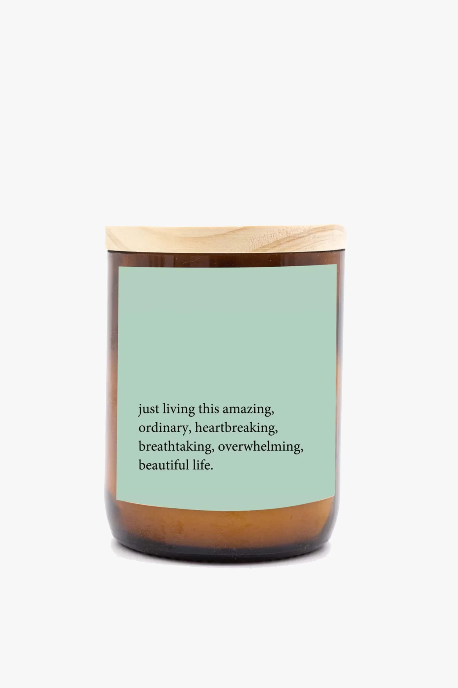 Just Living This Amazing Life India Green 260g 40hr Soy Candle 3 Just Living This Amazing Life India Green 260g 40hr Soy Candle