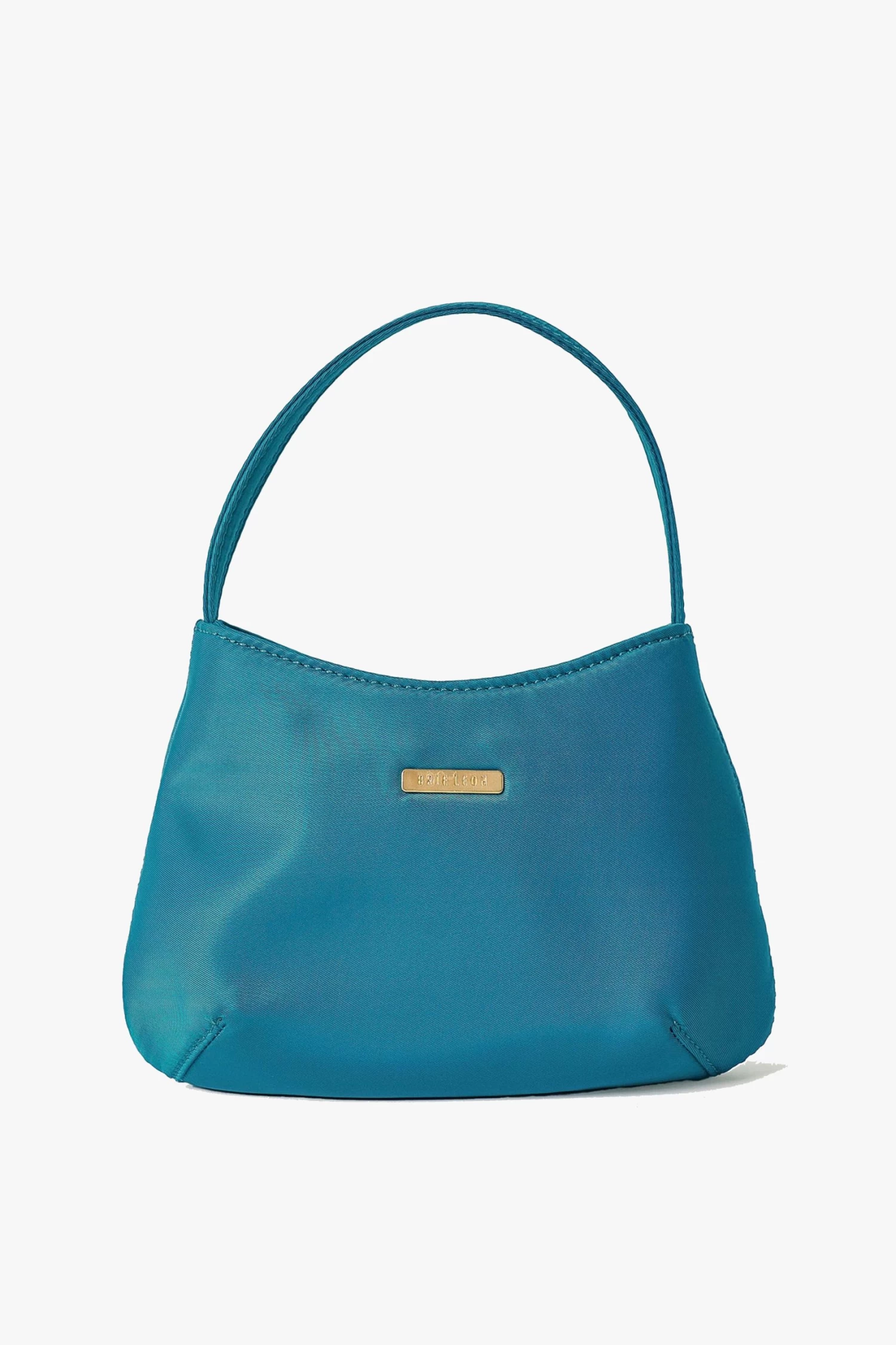 Mini Antonia Teal Recycled Nylon Crossbody Bag 3 Mini Antonia Teal Recycled Nylon Crossbody Bag