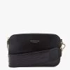 The Met Lizzie Thick Croc Strap Double Zip Crossbody Black Leather Bag 2 The Met Lizzie Thick Croc Strap Double Zip Crossbody Black Leather Bag -Fashion Clothing Store nakedvicethemetbag