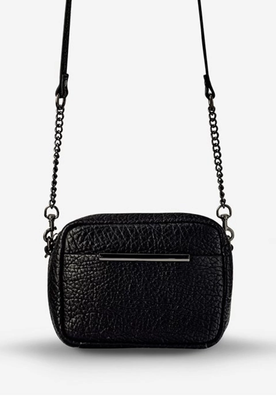 Cult Crossbody With Chain Black Bubble Bag 7 Cult Crossbody With Chain Black Bubble Bag - Image 5