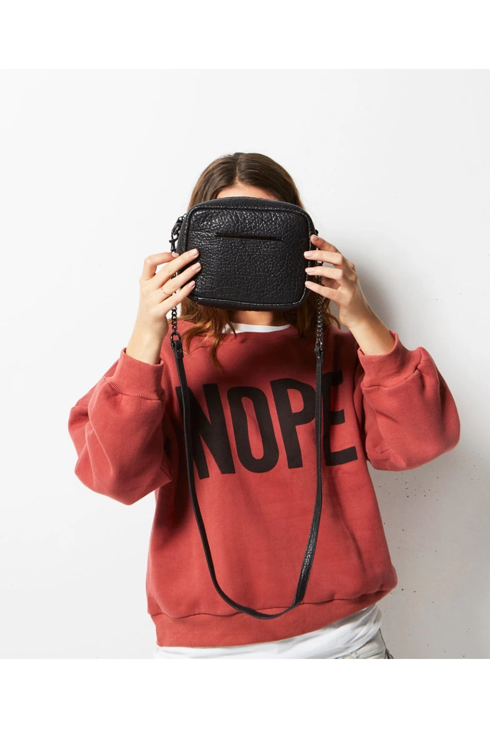 Cult Crossbody With Chain Black Bubble Bag 4 Cult Crossbody With Chain Black Bubble Bag - Image 2