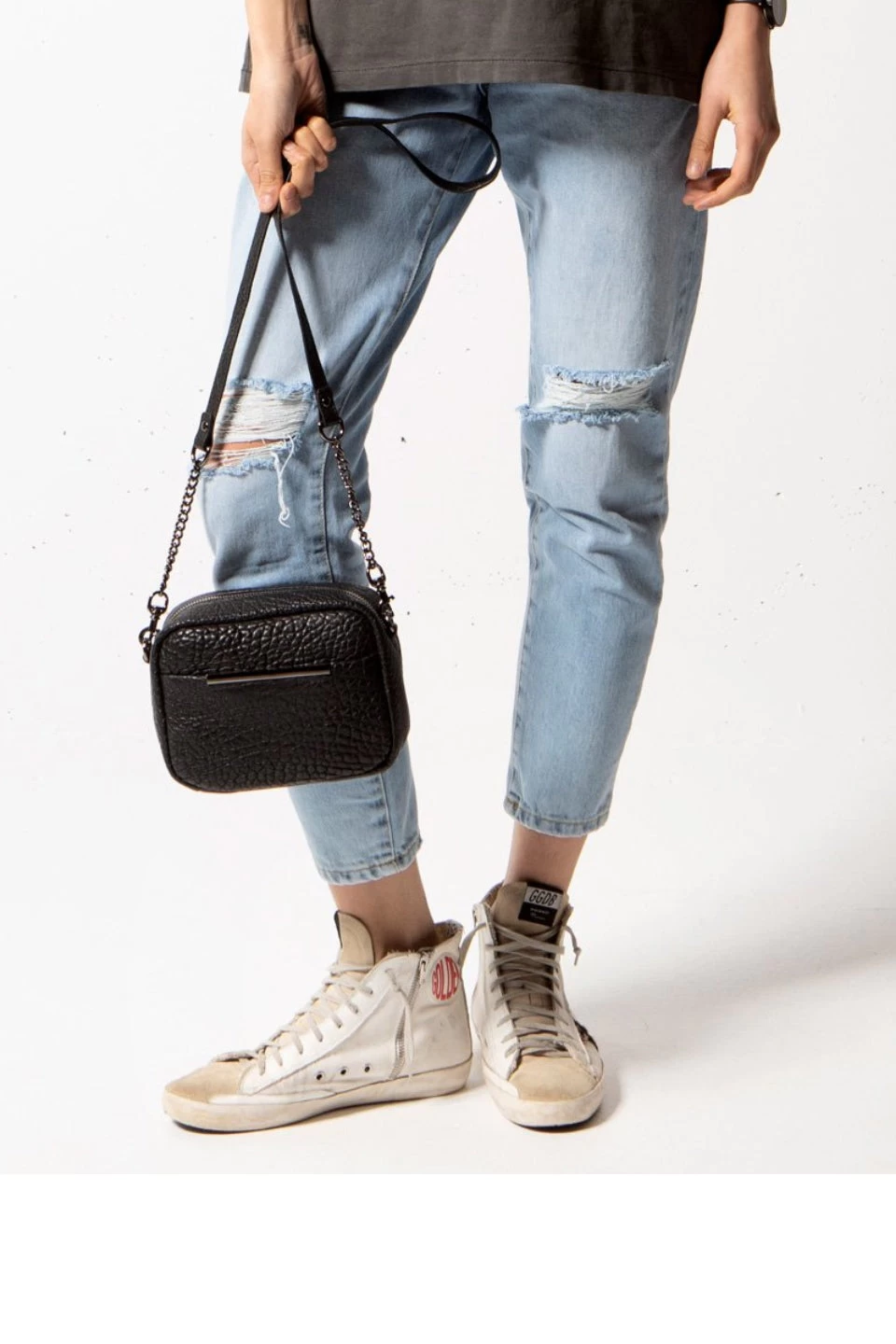 Cult Crossbody With Chain Black Bubble Bag 13 Cult Crossbody With Chain Black Bubble Bag - Image 11