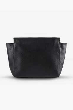 The Ascendants Black Shoulder Bag With Chunky Zips 11 The Ascendants Black Shoulder Bag With Chunky Zips -Fashion Clothing Store newgreyimg bag the ascendants black pebble back