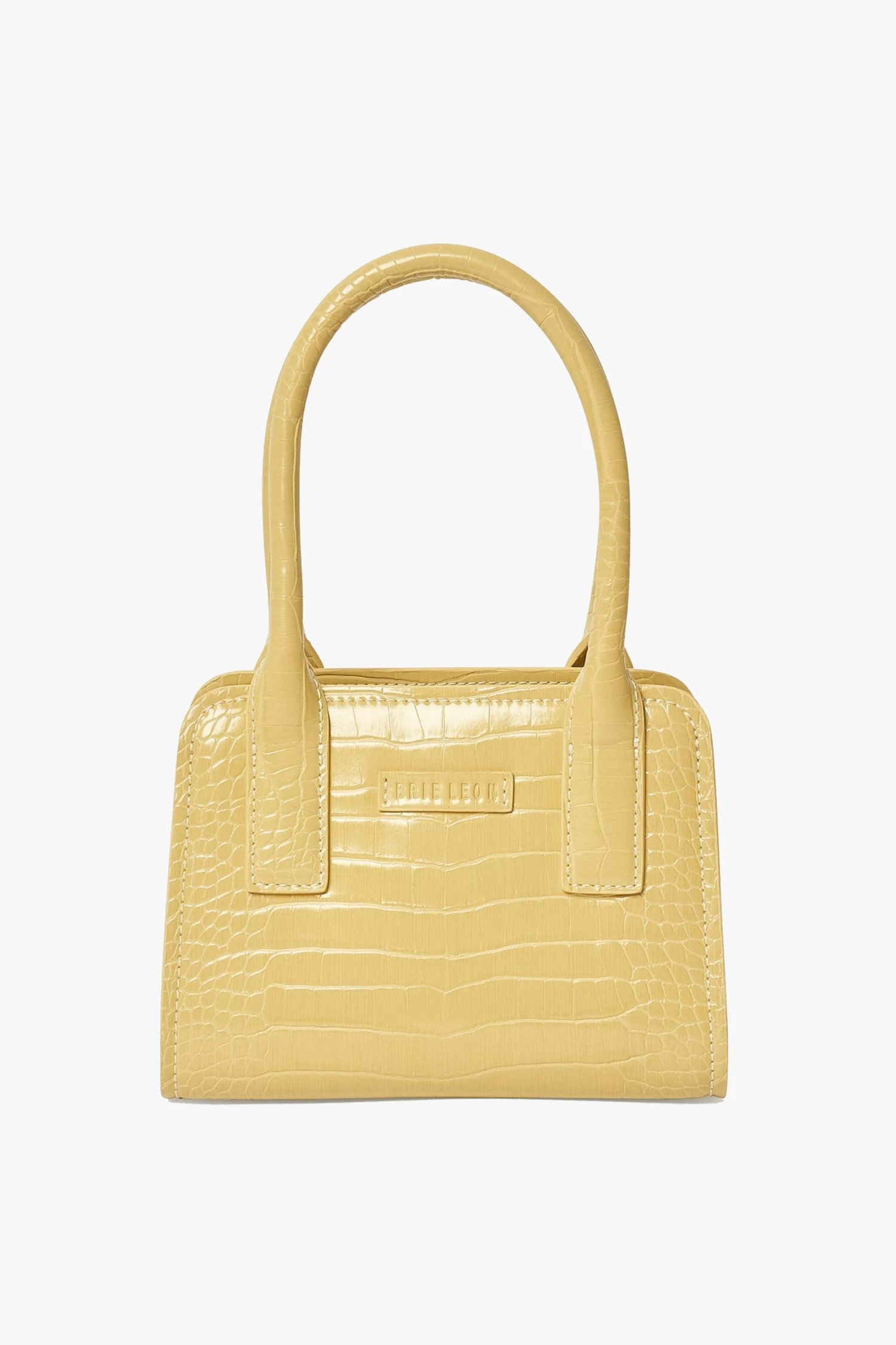 Paloma Buttermilk Croc Recycled PU Mini Tote Crossbody Bag 3 Paloma Buttermilk Croc Recycled PU Mini Tote Crossbody Bag