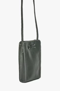 Paloma Black Recycled PU Crossbody Phone Bag 9 Paloma Black Recycled PU Crossbody Phone Bag -Fashion Clothing Store palomaphonebagblack