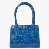 Paloma Cobalt Croc Recycled PU Mini Tote Crossbody Bag 1 Paloma Cobalt Croc Recycled PU Mini Tote Crossbody Bag -Fashion Clothing Store palomatotecolbotl2