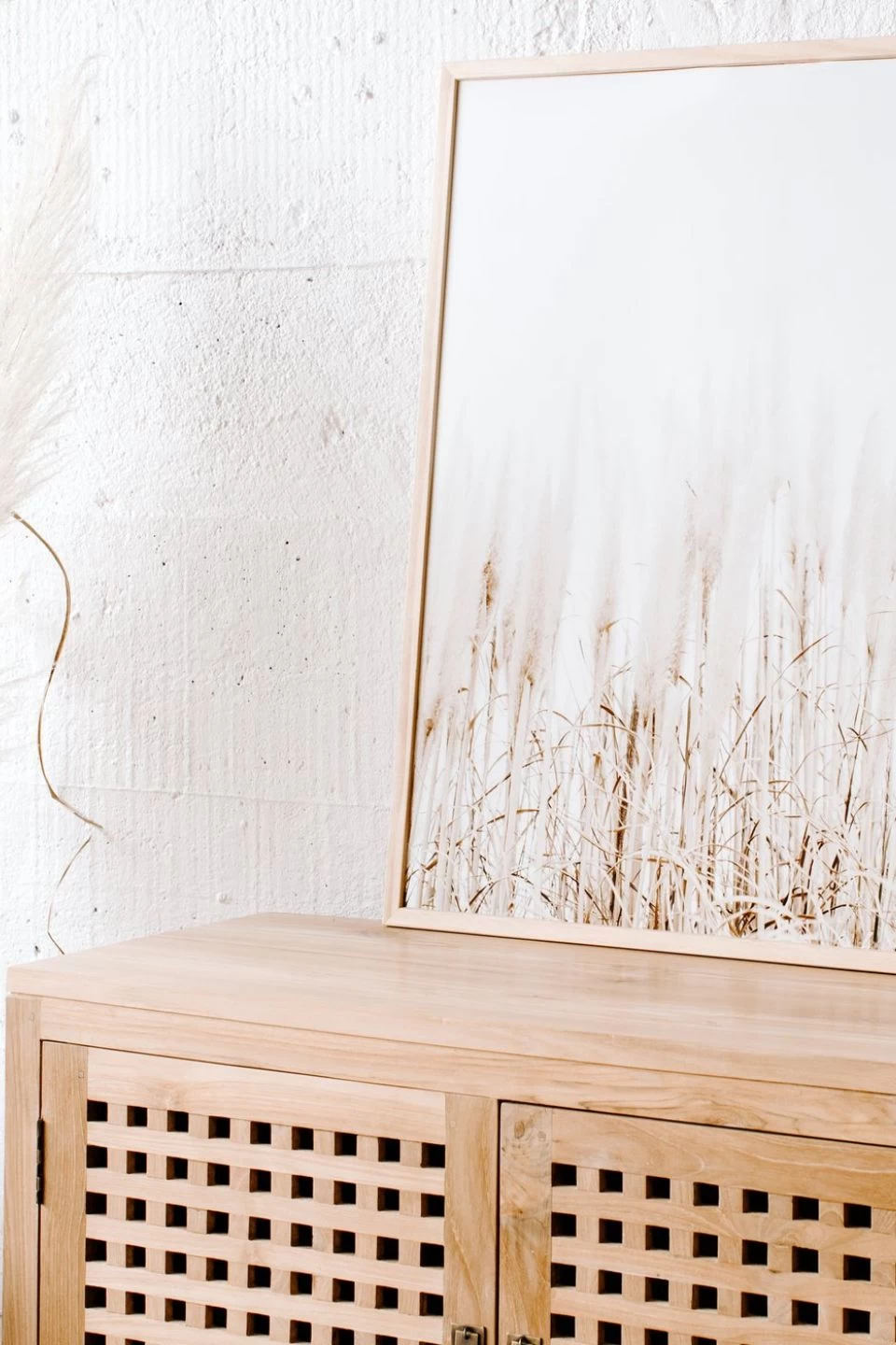 Pampass Grass Natural Framed A2 Print 4 Pampass Grass Natural Framed A2 Print - Image 2