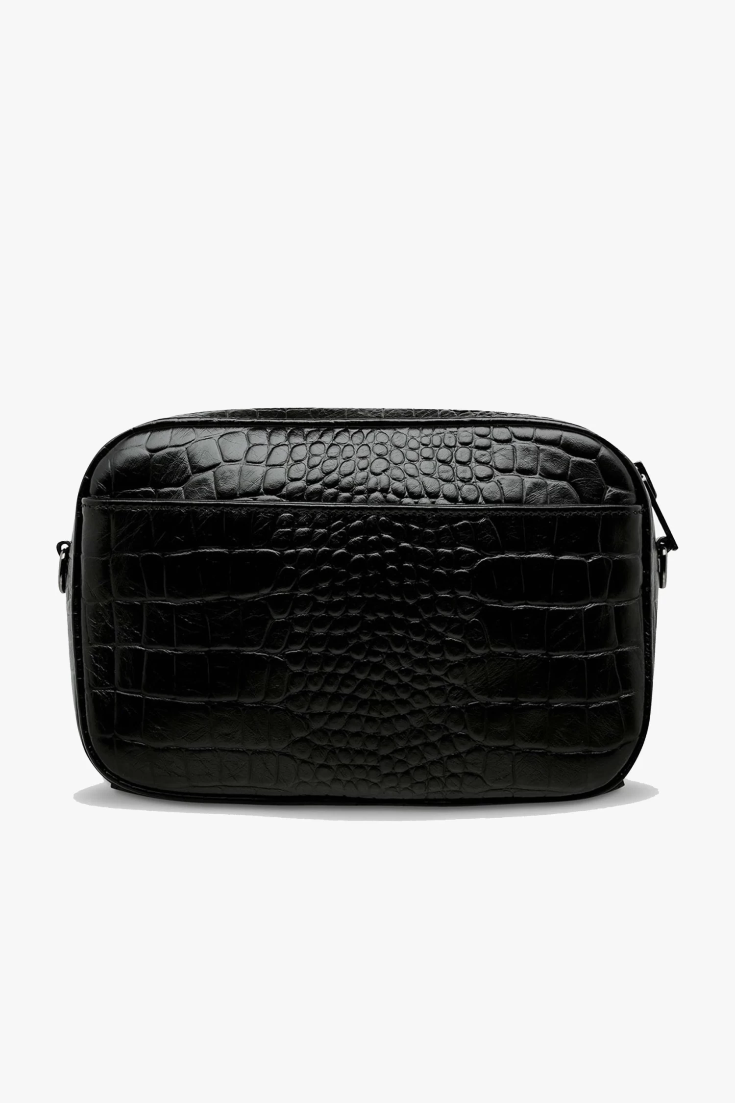 Plunder Black Croc Cross Body Bag 8 Plunder Black Croc Cross Body Bag - Image 6