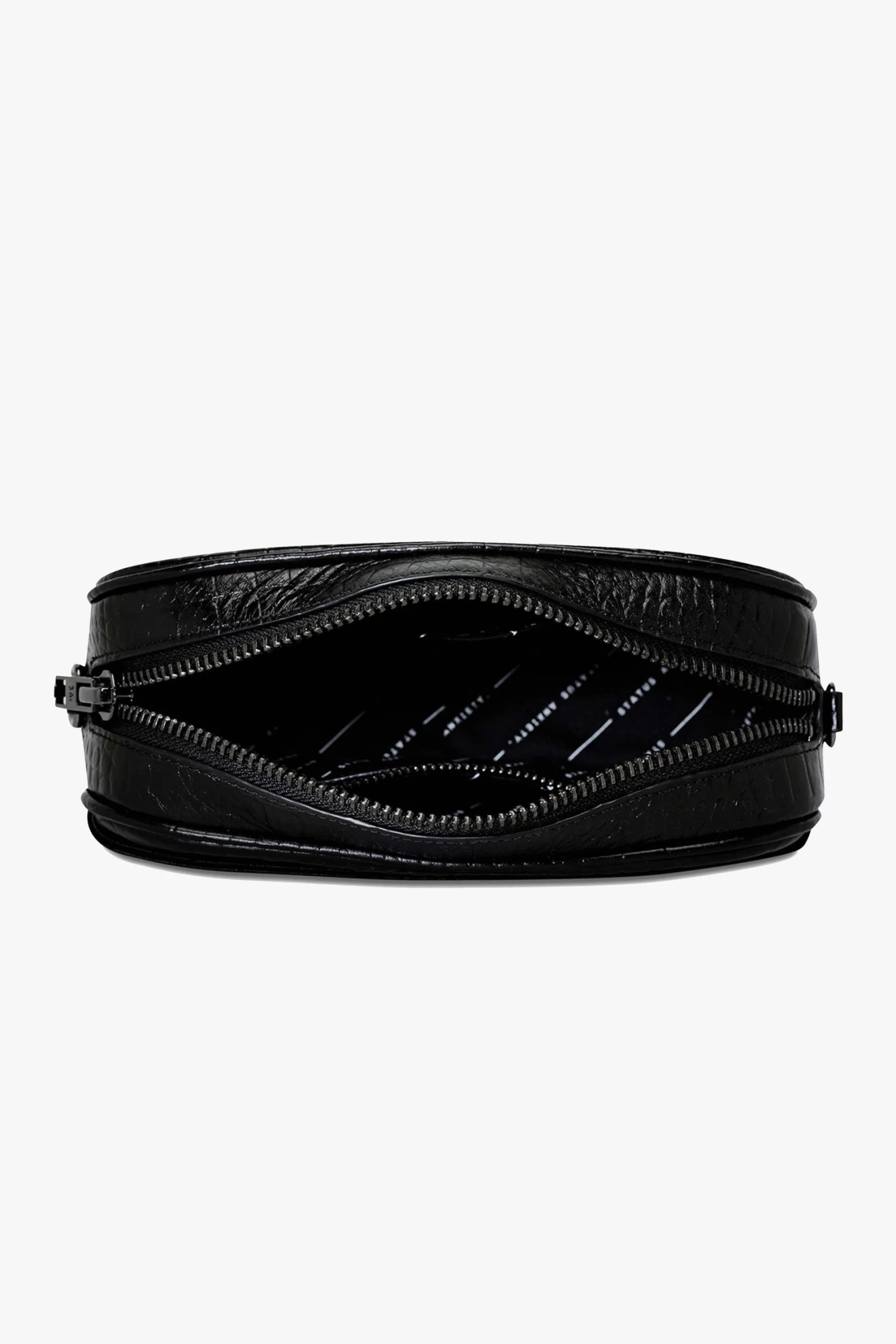 Plunder Black Croc Cross Body Bag 6 Plunder Black Croc Cross Body Bag - Image 4