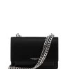 The Regis Silver Chain Side Bag Black 1 The Regis Silver Chain Side Bag Black -Fashion Clothing Store regis silver 8
