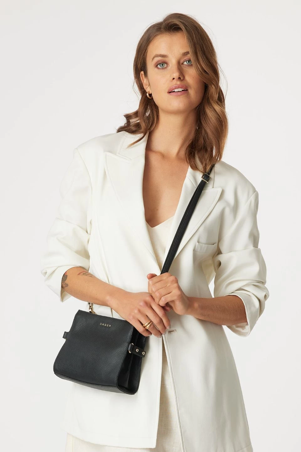 Birdie Black Mini Top Handle Square Crossbody Bag 5 Birdie Black Mini Top Handle Square Crossbody Bag - Image 3