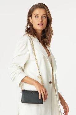 Lily Crossbody Black Bag With Chain 8 Lily Crossbody Black Bag With Chain -Fashion Clothing Store sabenss22blacklilychaincrossbody 2 5000x 1