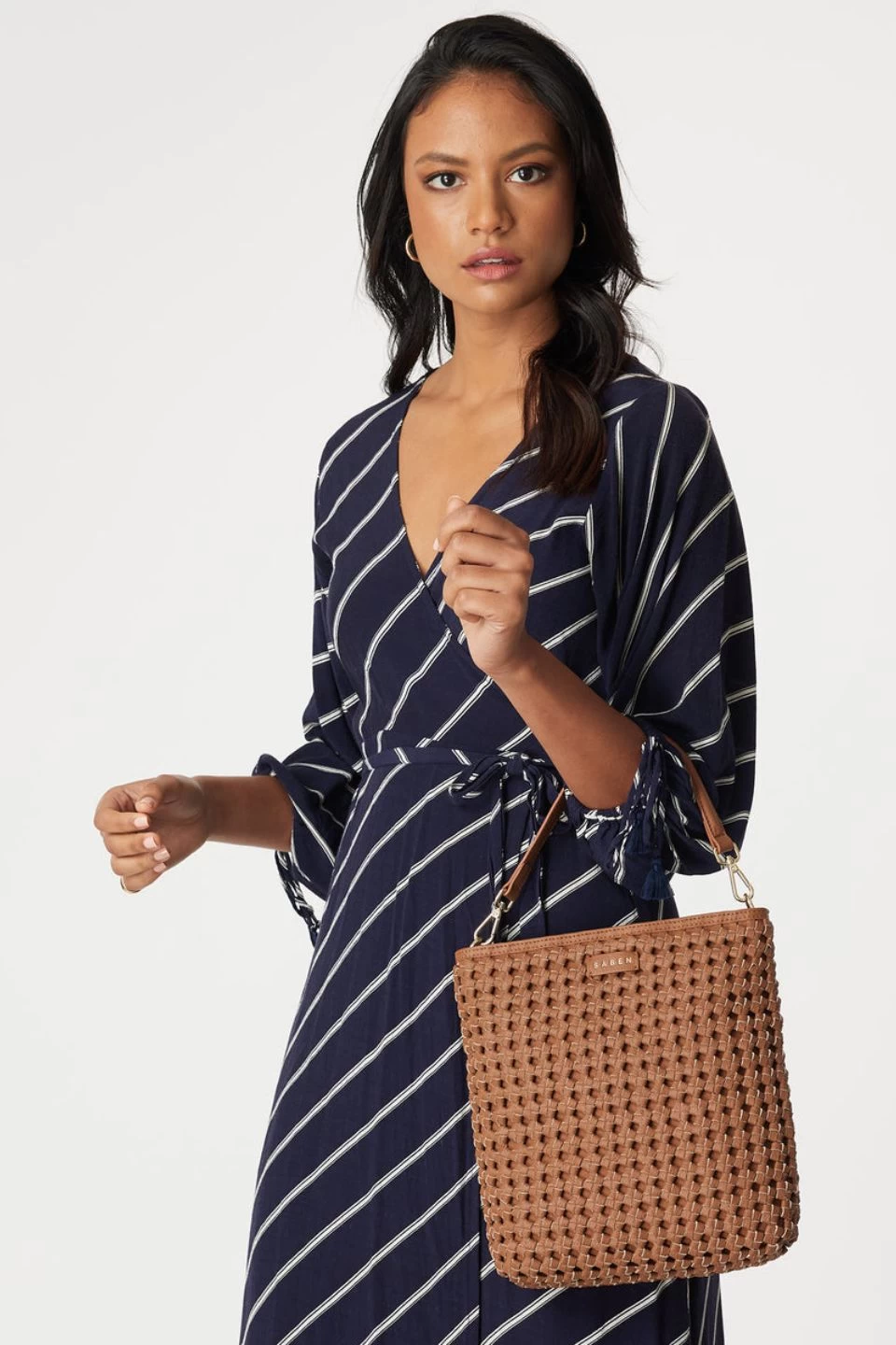 Claudette Tan Braid Leather Shoulder Bag 4 Claudette Tan Braid Leather Shoulder Bag - Image 2