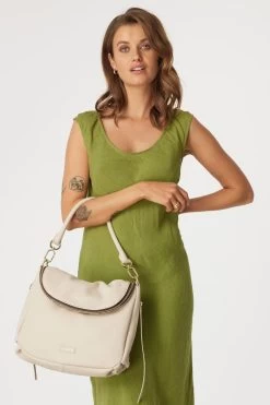 Frankie Fold Over Parchment Shoulder Bag 10 Frankie Fold Over Parchment Shoulder Bag -Fashion Clothing Store sabenss22frankieparchmentmodel1 5000x 1