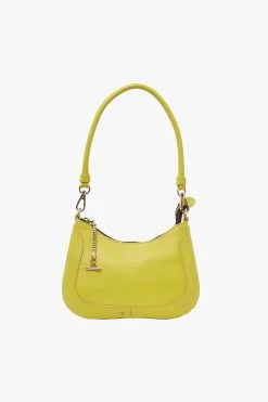 Sammie Citrine Mini Leather Shoulder Bag