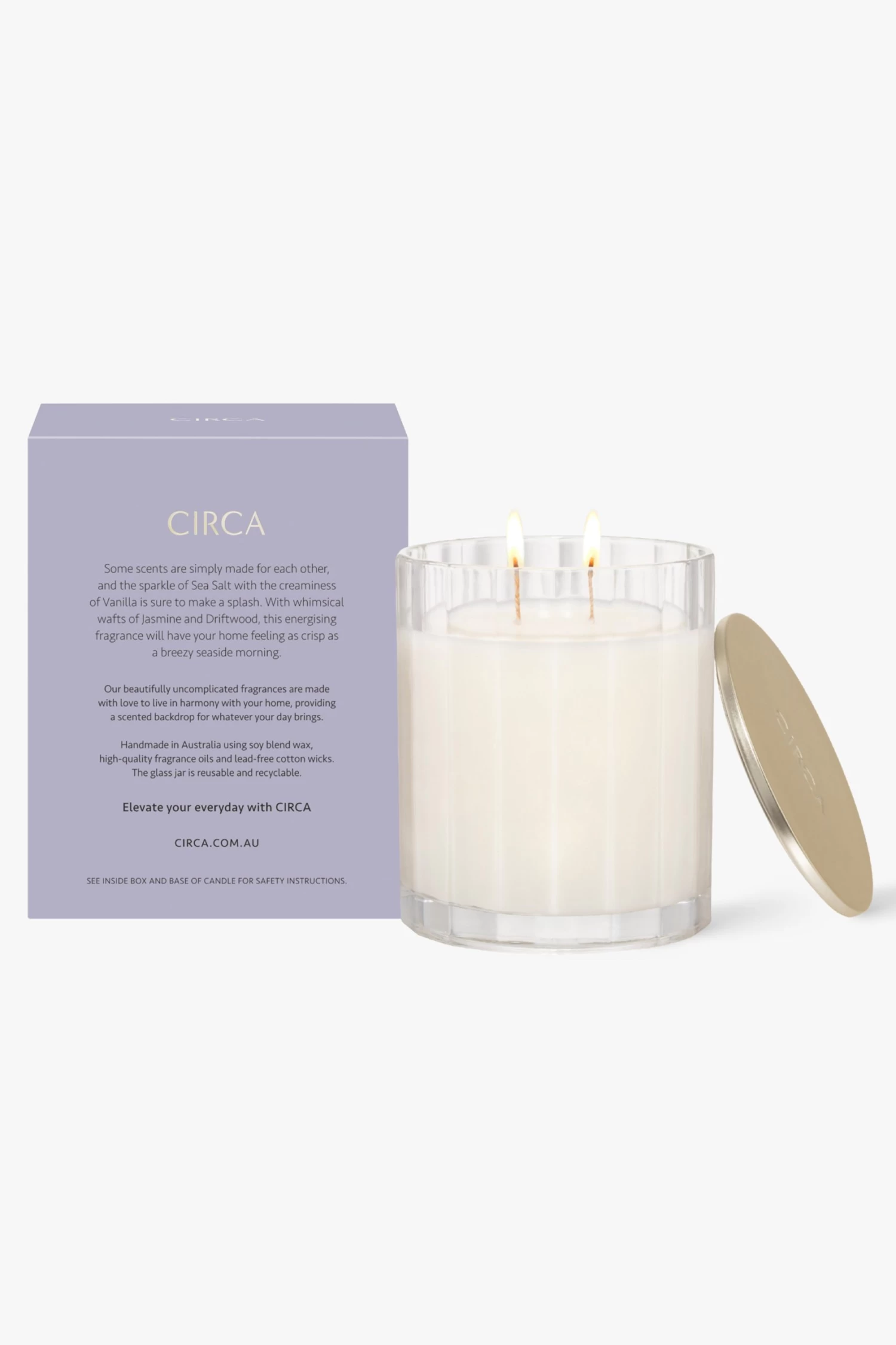 CH Sea Salt + Vanilla Candle 350g 5 CH Sea Salt + Vanilla Candle 350g - Image 3