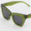 Sienna Green Sunglasses 2 Sienna Green Sunglasses -Fashion Clothing Store sienna bottle green closeup 3000x 1