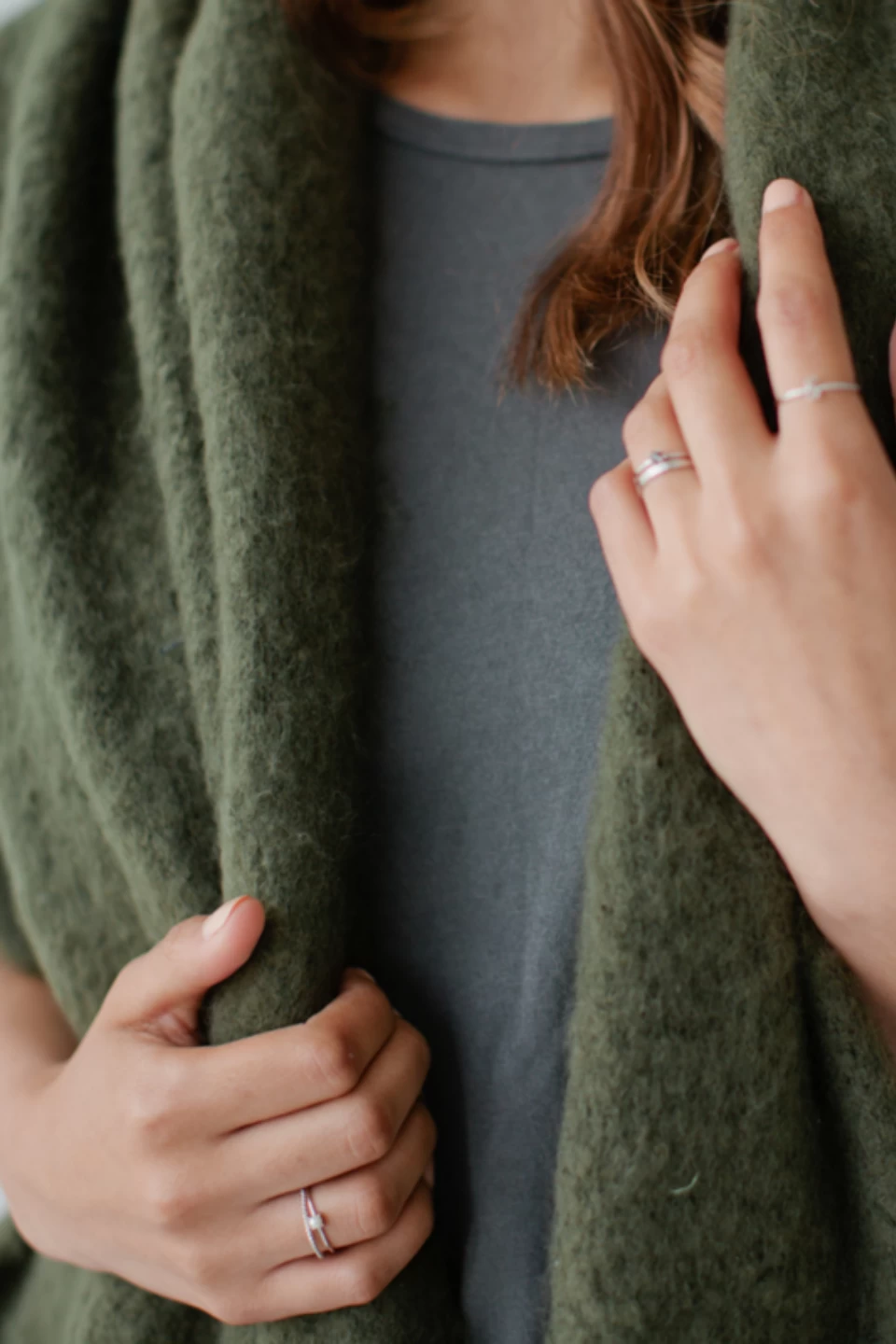 So Snug Forest Green 50% Recycled Polyester 50% Polyester Scarf 4 So Snug Forest Green 50% Recycled Polyester 50% Polyester Scarf - Image 2