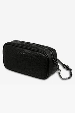 New Normal Black Bubble Mini Cross Body With Chain 12 New Normal Black Bubble Mini Cross Body With Chain -Fashion Clothing Store status anxiety bag new normal black bubble front side