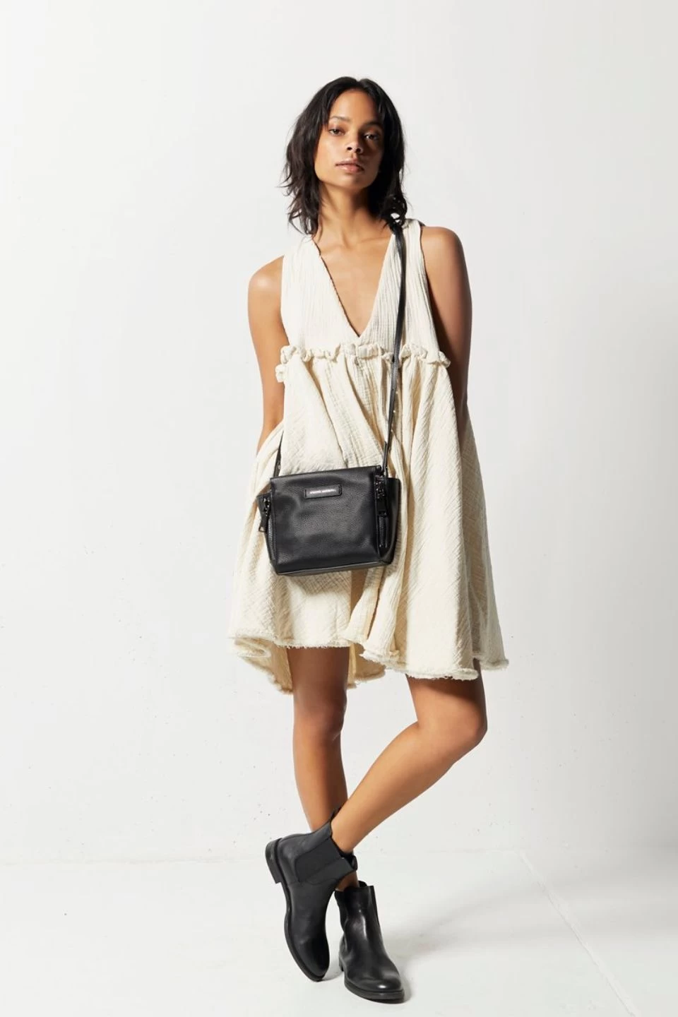 The Ascendants Black Shoulder Bag With Chunky Zips 4 The Ascendants Black Shoulder Bag With Chunky Zips - Image 2