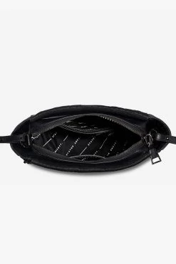 The Ascendants Black Shoulder Bag With Chunky Zips 12 The Ascendants Black Shoulder Bag With Chunky Zips -Fashion Clothing Store status anxiety bag the ascendants black pebble top open