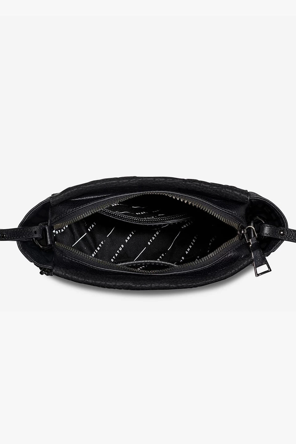 The Ascendants Black Shoulder Bag With Chunky Zips 7 The Ascendants Black Shoulder Bag With Chunky Zips - Image 5