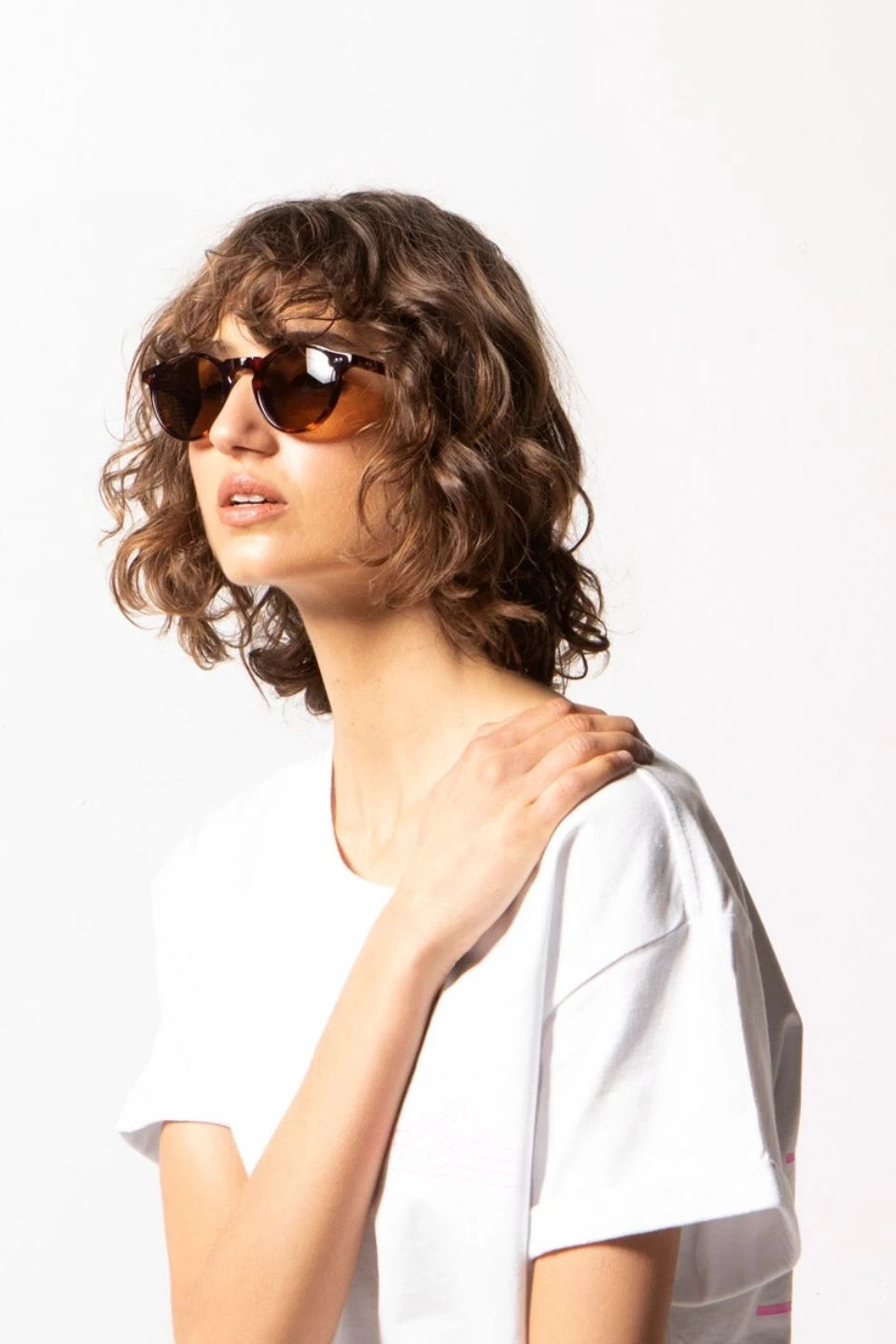 Ascetic Brown Tort Round Sunglasses 4 Ascetic Brown Tort Round Sunglasses - Image 2