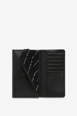 Audrey Foldover Black Pebble Leather Wallet 7 Audrey Foldover Black Pebble Leather Wallet -Fashion Clothing Store status anxiety wallet audrey black pebble half open flat fe3f6149 e0ee 49d8 bbfb db150abe564a 2