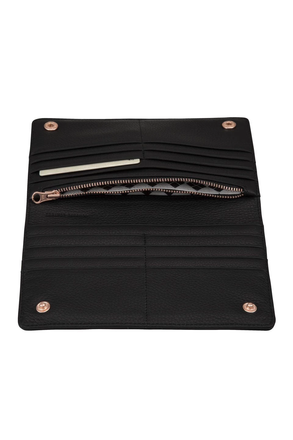 Triple Threat Black Foldover Wallet 4 Triple Threat Black Foldover Wallet - Image 2