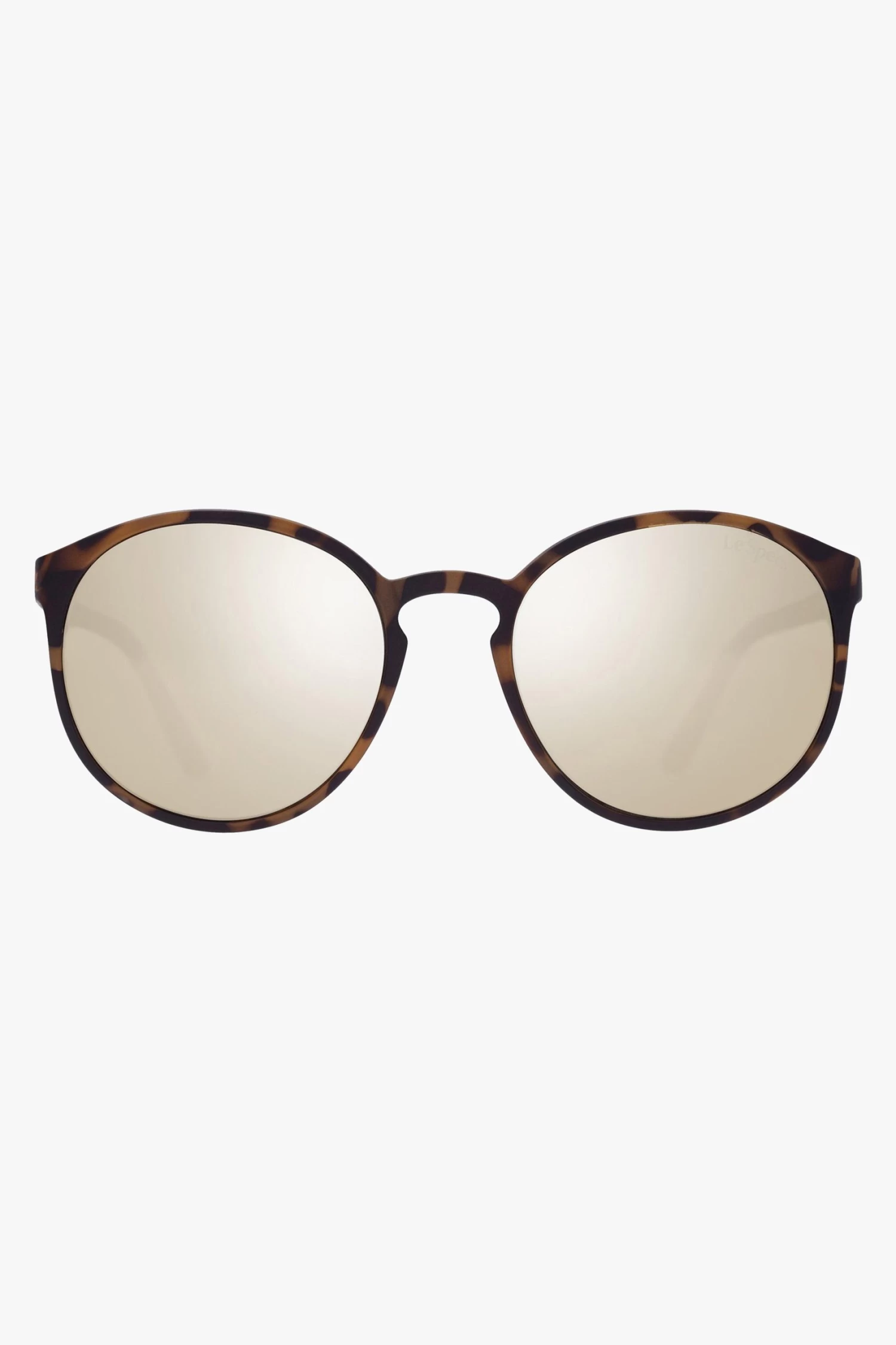Le Specs Swizzle Thin Round Matte Tort Gold Mirror Sunglasses 3 Le Specs Swizzle Thin Round Matte Tort Gold Mirror Sunglasses