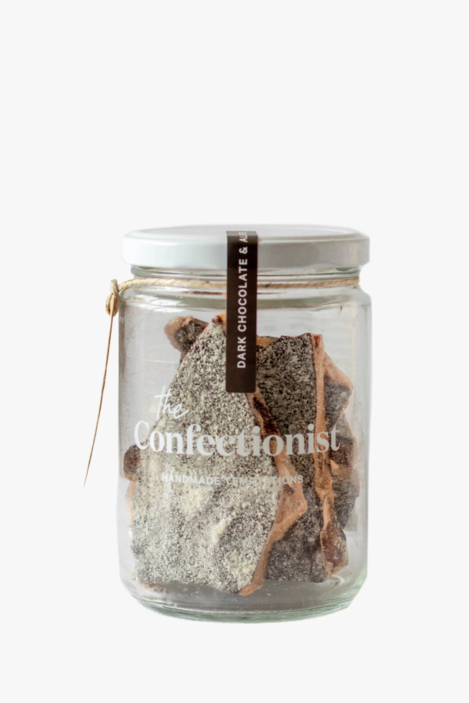 Dark Chocolate + Almond Toffee 200g Jar 3 Dark Chocolate + Almond Toffee 200g Jar