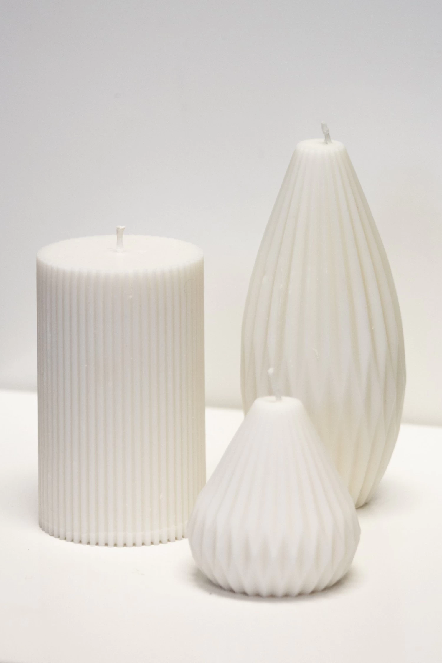 Silo White Candle Unscented H9cm X W7cm 4 Silo White Candle Unscented H9cm X W7cm - Image 2